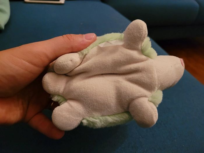 RARE Tortue Boulgom 17cm vert boules hochet blanc carapace France doudou collection - photo numéro 3