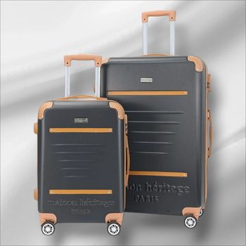 Trocadéro set 2 valises S/L - Black