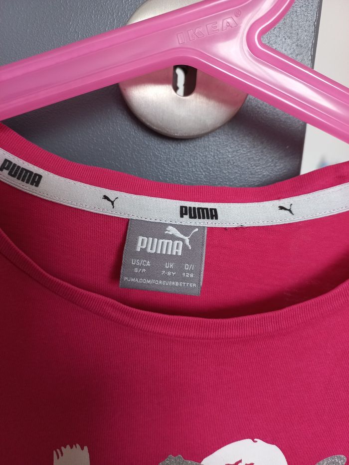Tee shirt puma 7- 8 ans - photo numéro 3