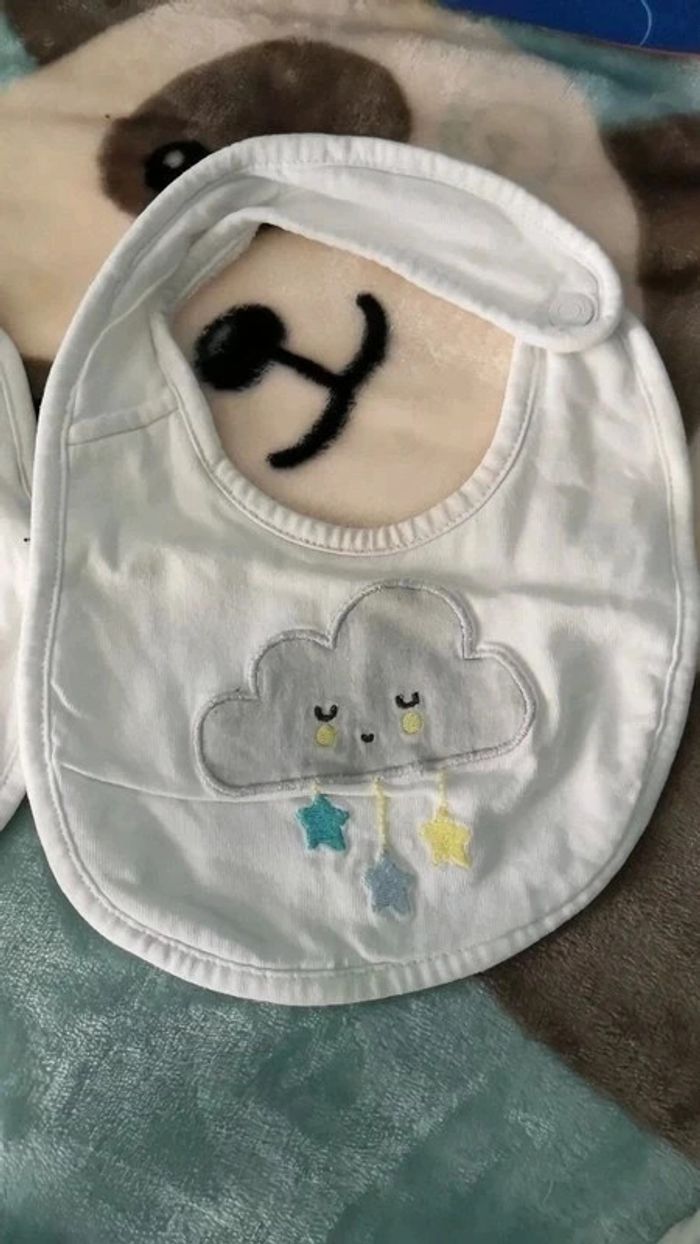 Lot 9 pièces thème nuages étoiles - photo numéro 13