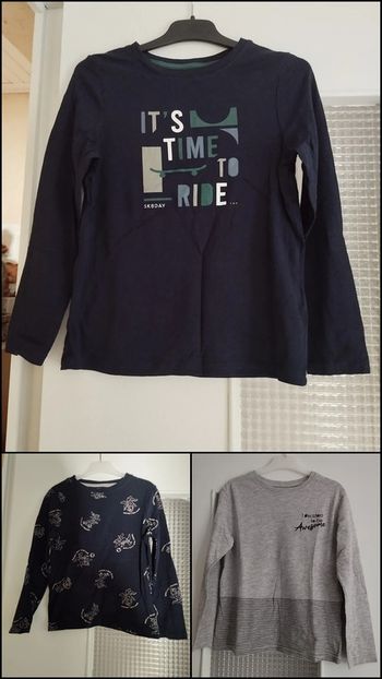 Lot 3 Tee shirts Kiabi taille 8 ans