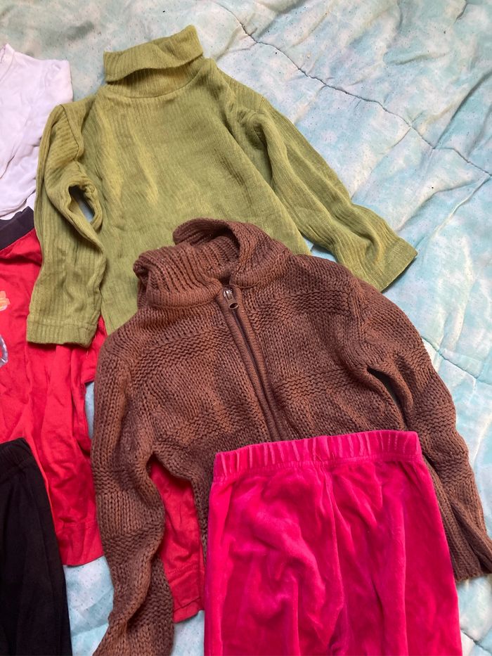 Lot de 7 habits fille hiver 4 ans - photo numéro 4