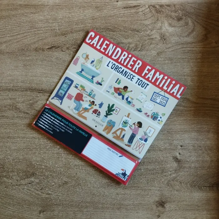 ⭐ C alendrier familiale l'organise tout 2024-2025 #emyfleury_calendriers - photo numéro 3