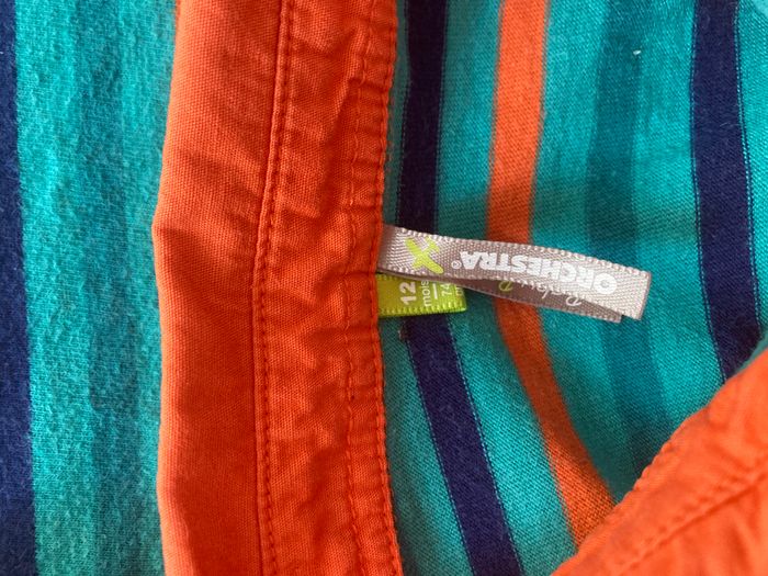 Polo manches longues rayé taille 12 mois - photo numéro 5