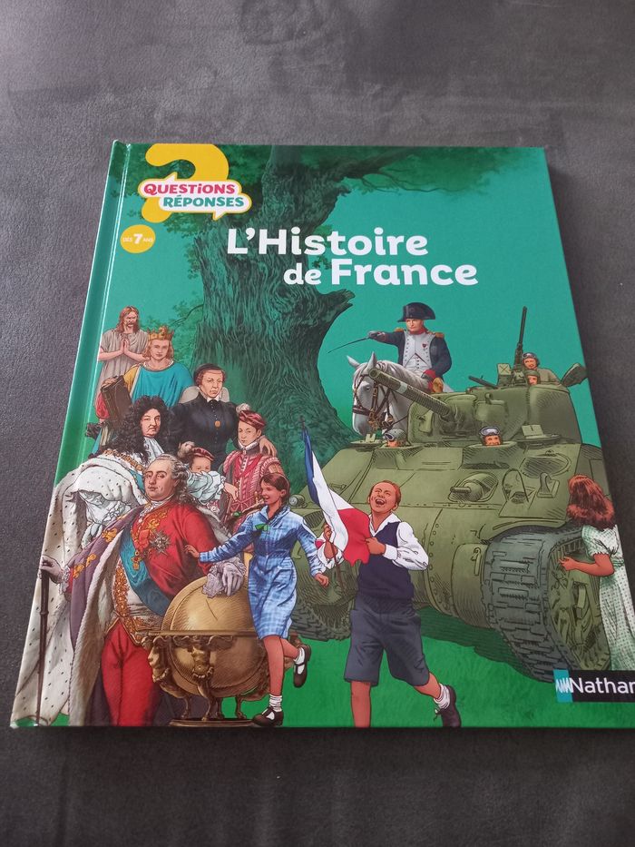 Livre questions réponses l histoire de france nathan 7 ans