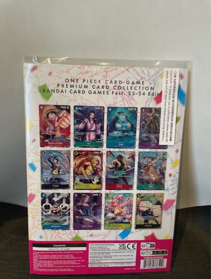 One Piece card game premium card collection Bandai card games fest 23-24 anglais neuf scellé - photo numéro 2
