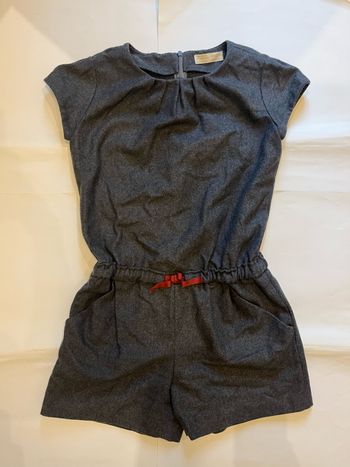 Combinaison courte gris foncé à poches taille 13-14 ans
