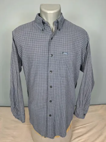 Chemise manches longues chaps by ralph lauren homme a carreaux - taille M / brodé (498)