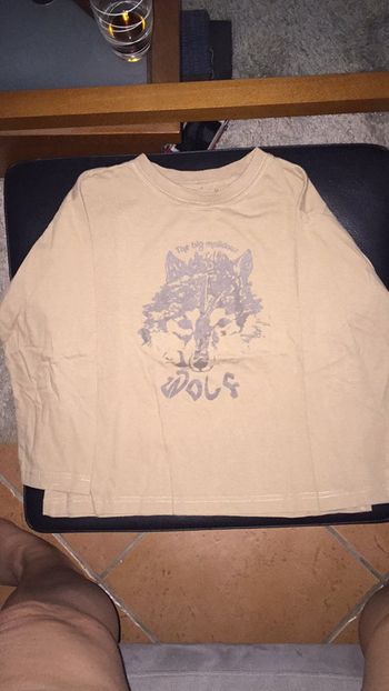 Teeshirt beige garçon T8