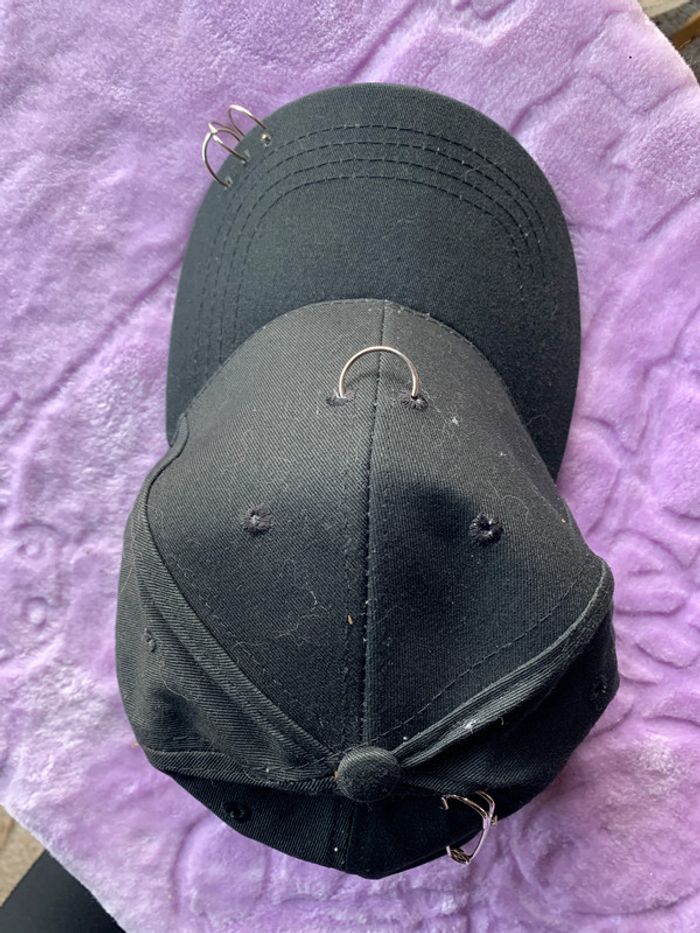 Casquette universelle noire, percing, neuve été stylé - photo numéro 3