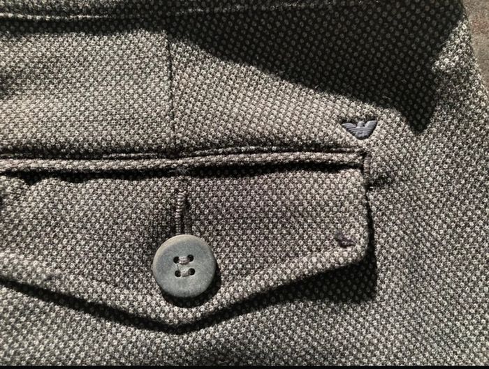 Pantalon droit Armani Jeans taille 38 - photo numéro 3