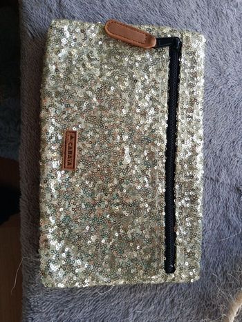 Pochette Cabaïa sequins or Doré pour taille M et L