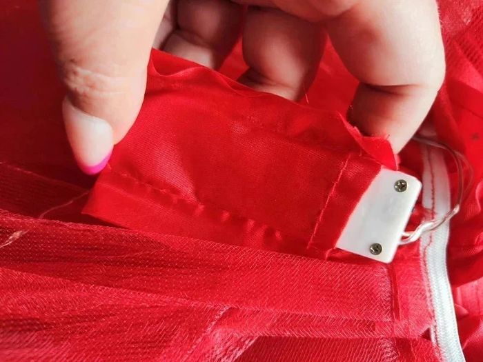 Jupe tutu rouge à leds scintillantes - photo numéro 8