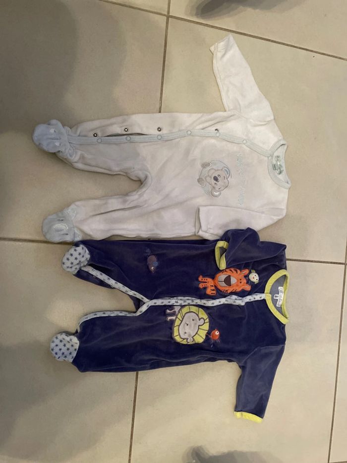 Lot de 2 pyjamas 3 mois