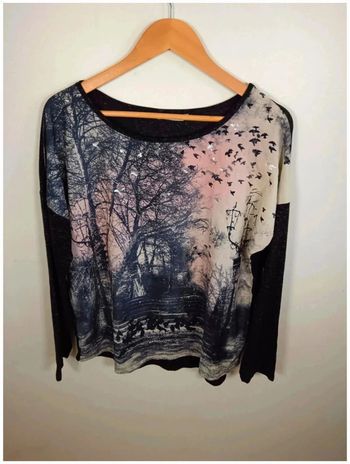 C31 t-shirt gris camaïeu 44