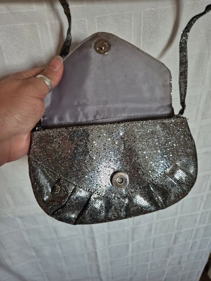 sac paillette argentée - photo numéro 3