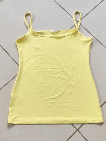 Débardeur jaune extensible