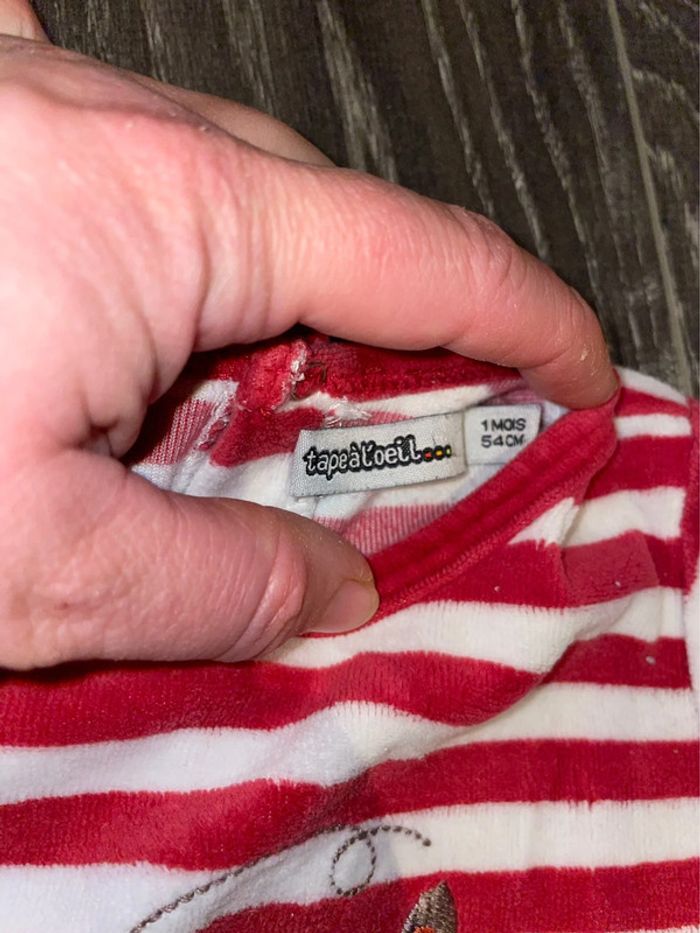 Pyjama tape à l’œil 1 mois - photo numéro 2