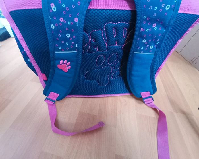 Cartable bleu et rose - photo numéro 10