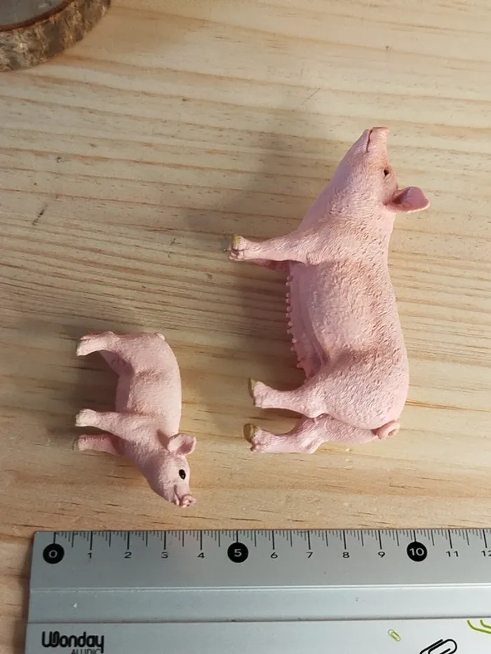 Schleich cochon et son porcelet Figurine animal de la ferme - photo numéro 7