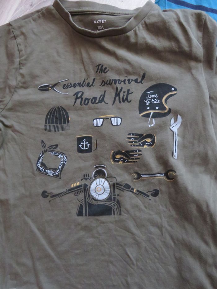 Lot de 3 tee shirts 'Kiabi' 10ans - photo numéro 2