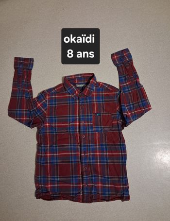 Chemise ML okaïdi 8 ans 