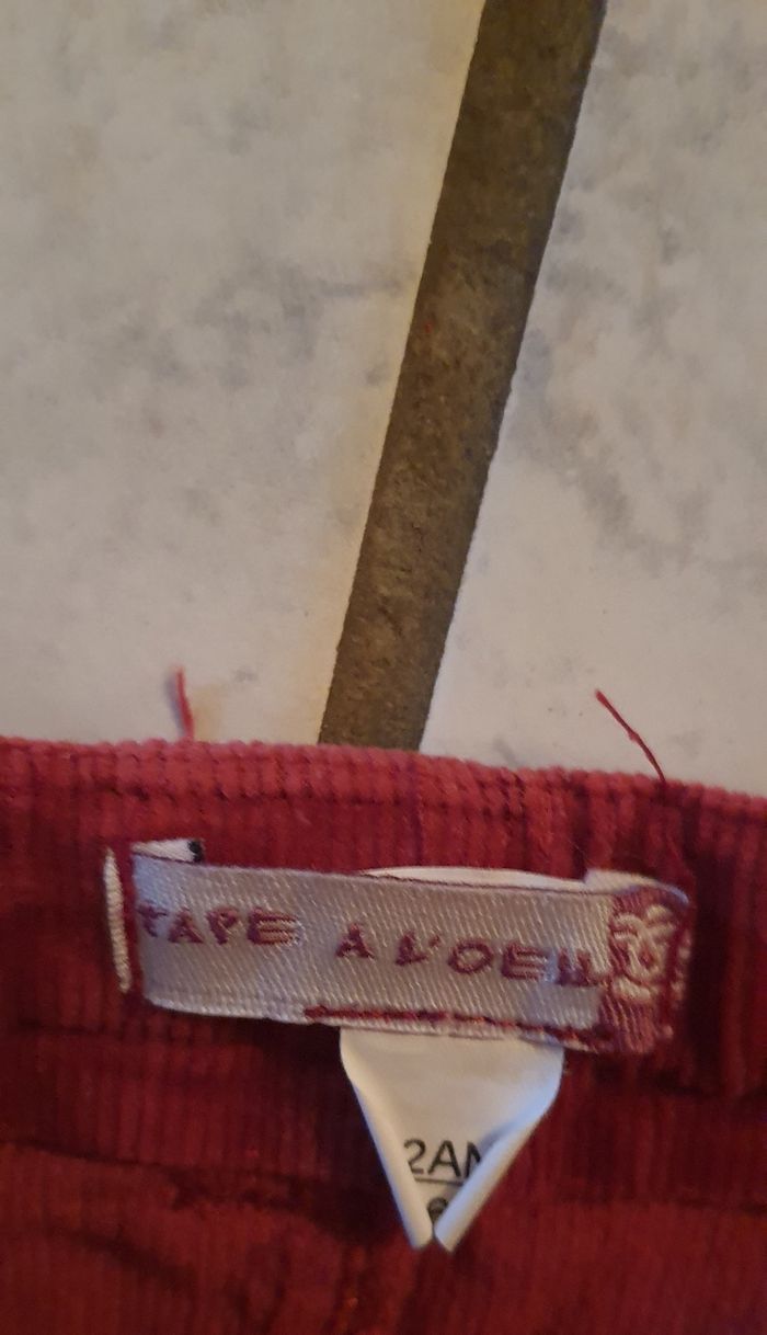 Jupe velours tape à l œil 24 mois - photo numéro 2