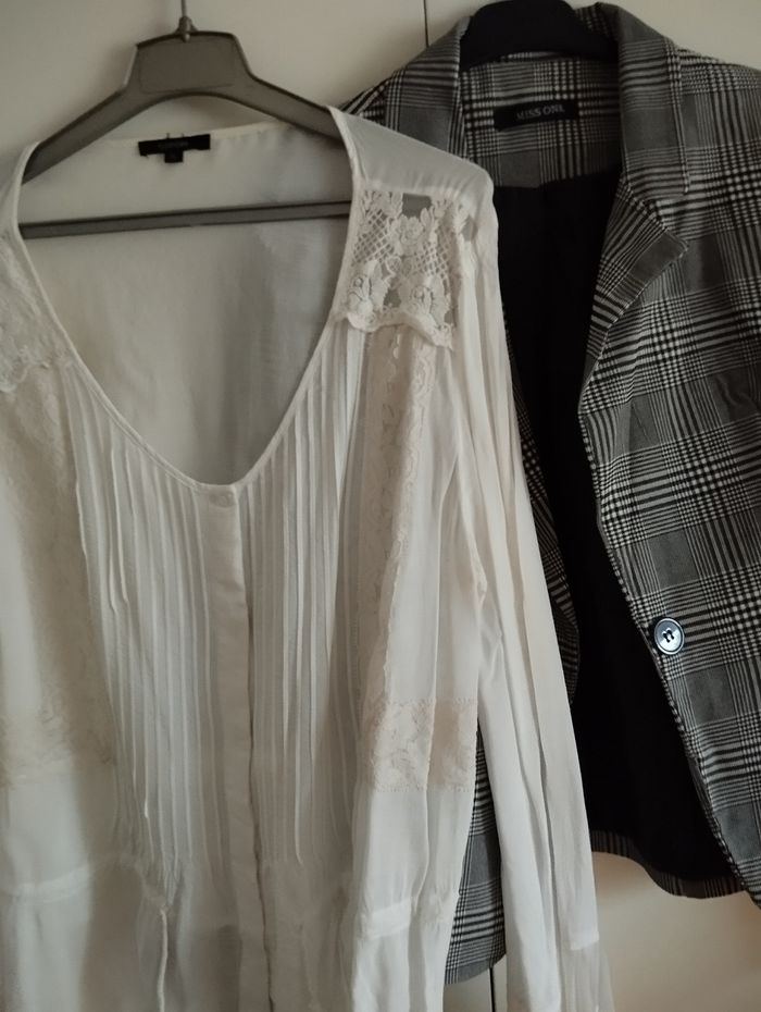 Veste femme + haut - photo numéro 2