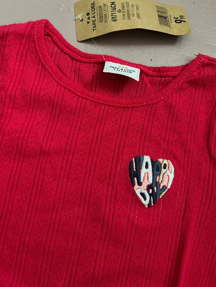 Tee shirt fille 6 ans TAO - photo numéro 2