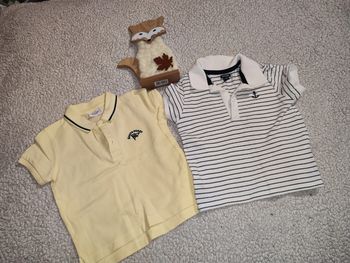Lot de 2 polos manches courtes 2 ans