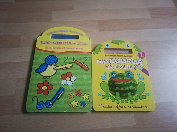 Lot de 2 livres d'activités