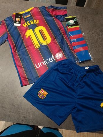 Tenue football Léo Messi FC Barcelone t.24