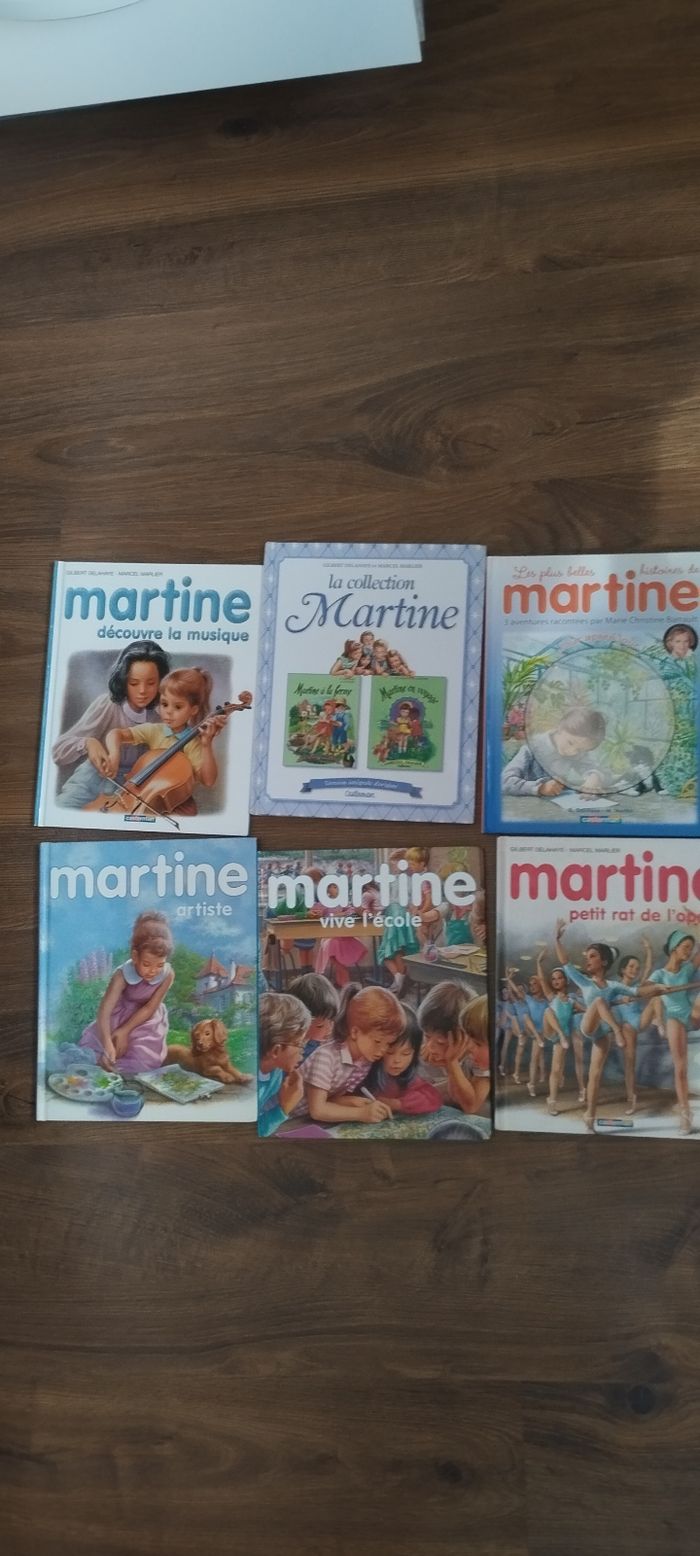 Lot de 6 livres Martine. - photo numéro 1