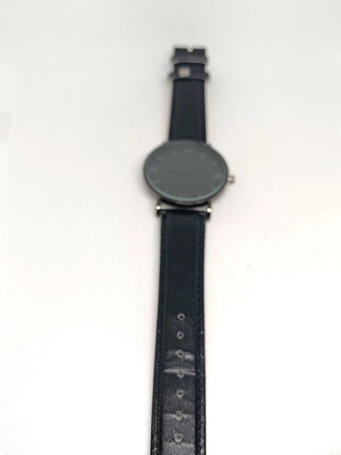 Montre homme élégante noir chiffre romain - photo numéro 3