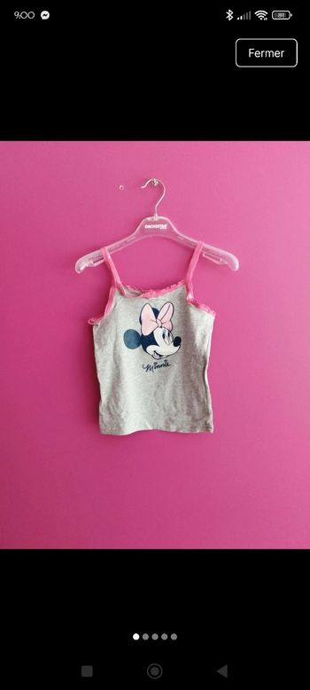 Maillot de corps Disney 122/128 cm b1 