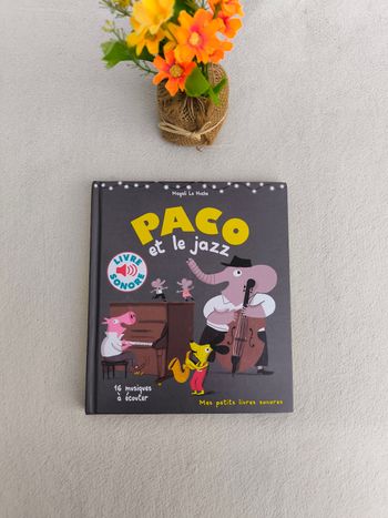 Livre sonore Paco et le jazz Gallimard