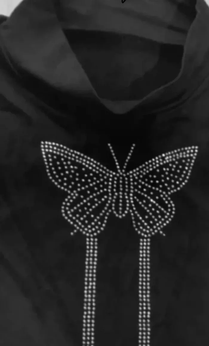Ensemble 2 pièce jupe plus blouse avec deco de strass style Y2K 🍭🍭 - photo numéro 11