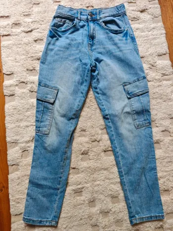 Jeans cargo Zara 11/12 ans