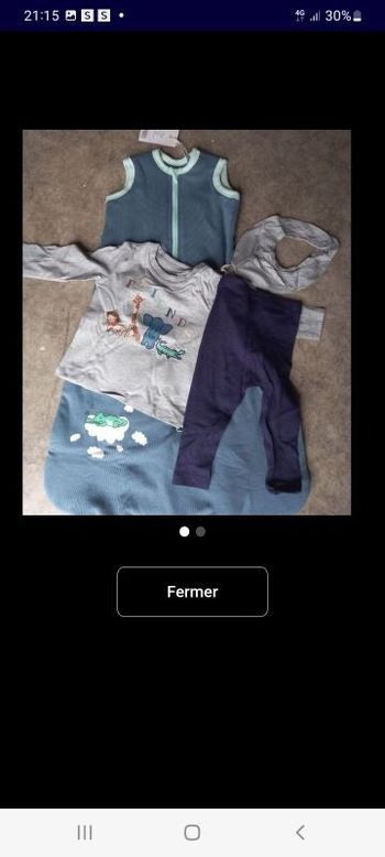 Ensemble et gigoteuse idee cadeau