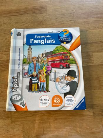 Livre tiptoi « j’apprends l’anglais »