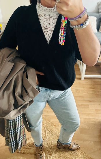 Pull Claudie Pierlot laine&cachemire neuf jamais porté taille 3