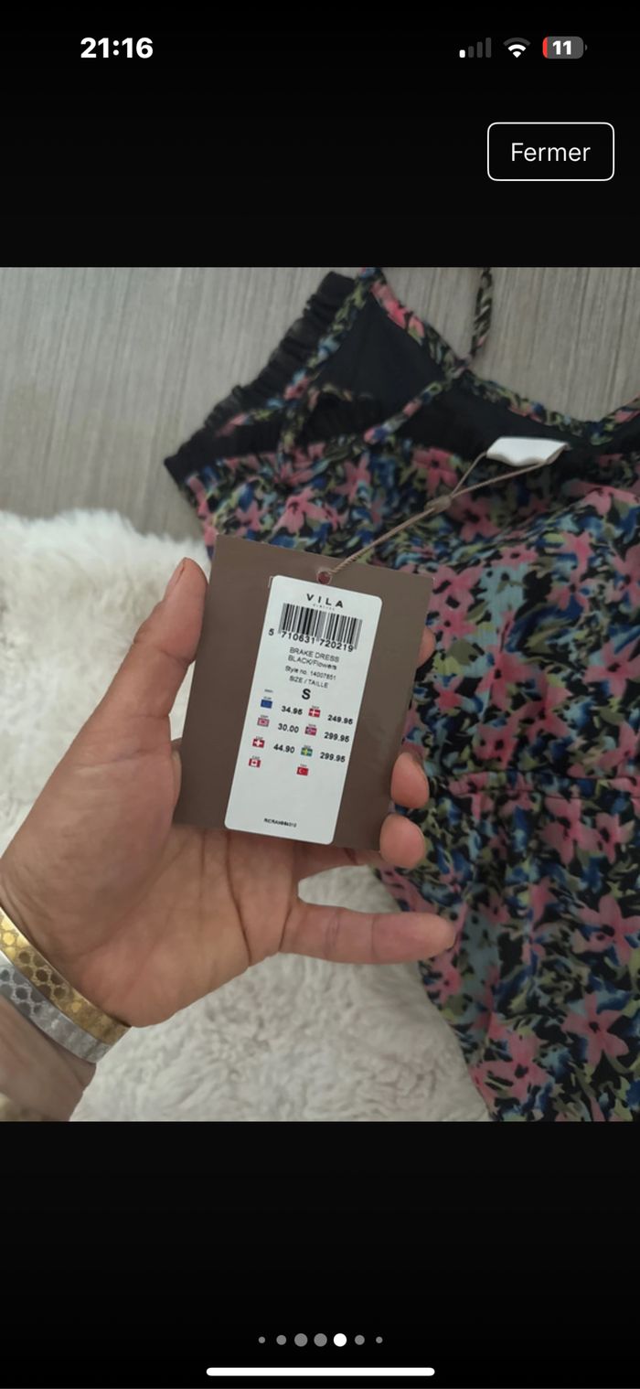 Lot deux robes neuve avec étiquette marque villa - photo numéro 6