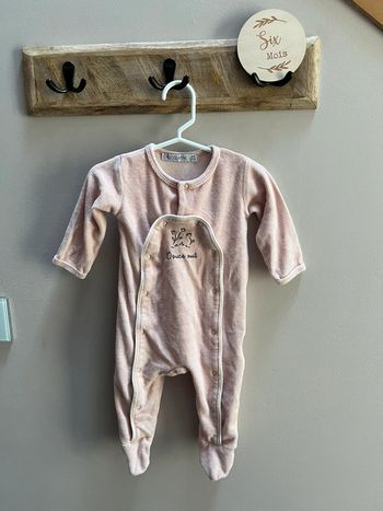 Pyjama rose 6 mois