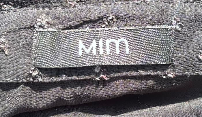 🖤 Chemisier noir à pois suisses – Mim – Taille 40 - photo numéro 5