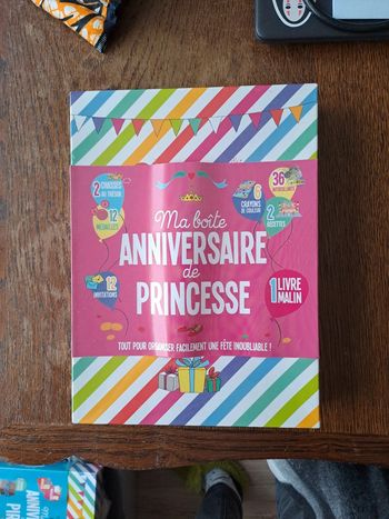 Box neuve anniversaire de princesse