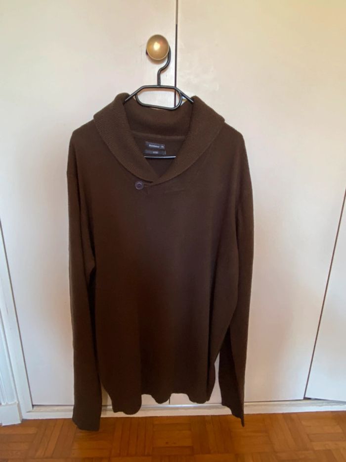 Pull marron - photo numéro 3