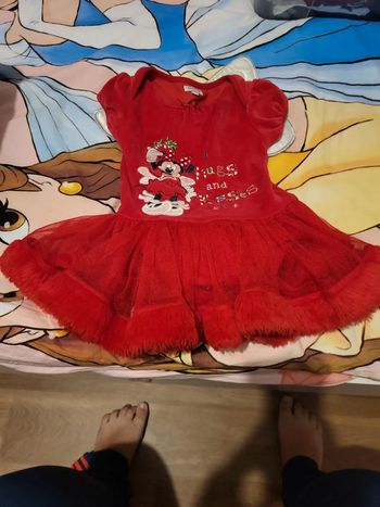 Robe de noel disney 9/12 mois