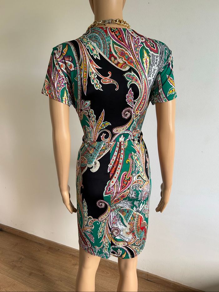 Robe imprimée à manches courtes Morgan taille 42 comme neuve - photo numéro 6