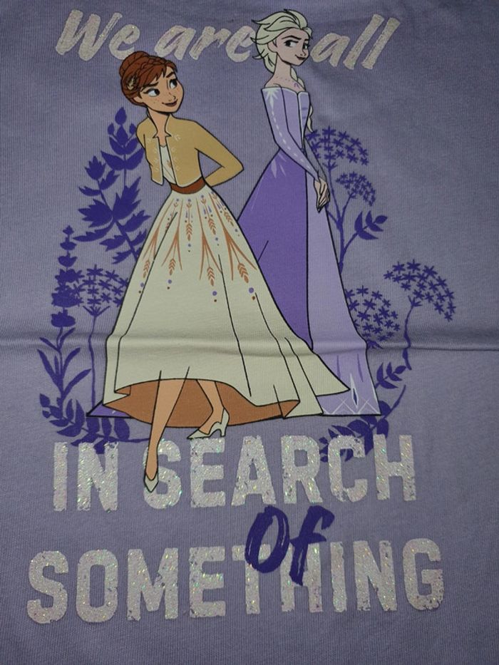 Tee shirt reine des neiges 3 ans - photo numéro 2