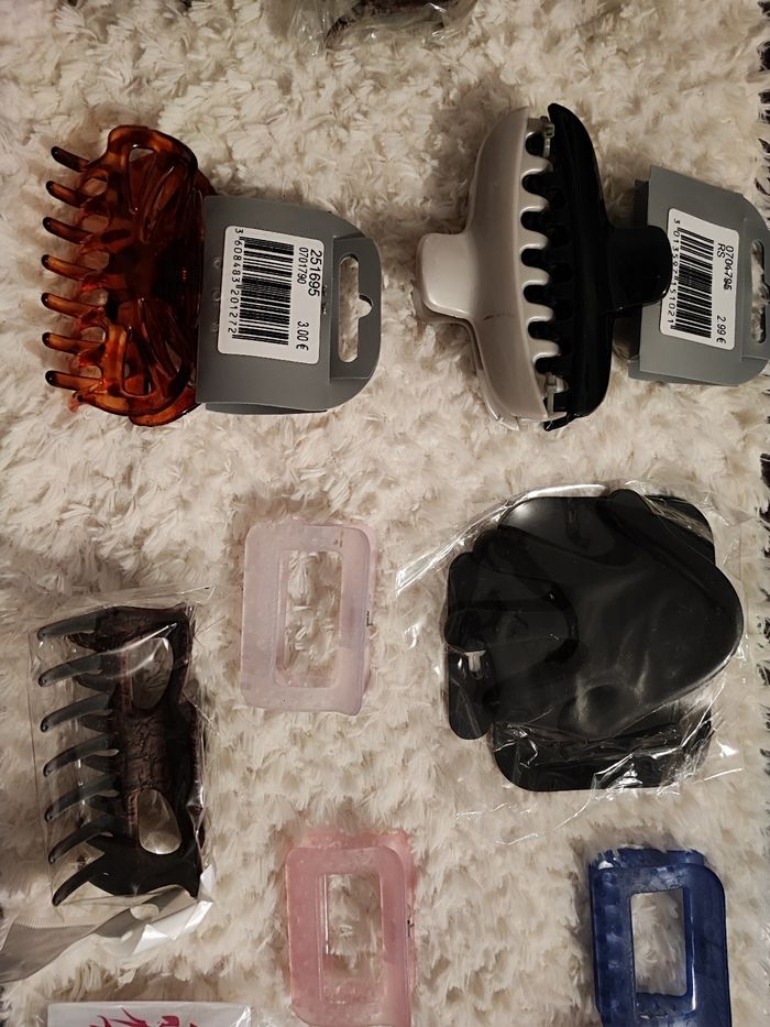 Lot de 14 pinces et barettes cheveux fille - photo numéro 2